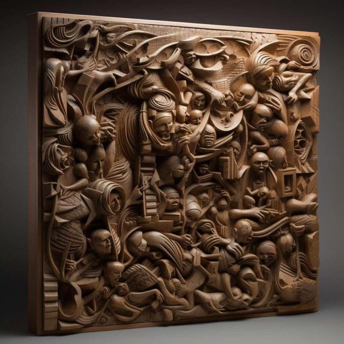 نموذج ثلاثي الأبعاد لآلة CNC 3D Art 